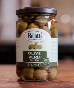 Polnjene zelene olive