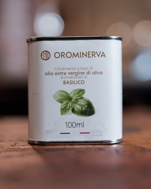 Ekstra deviško oljčno olje z okusom bazilike, 100ml