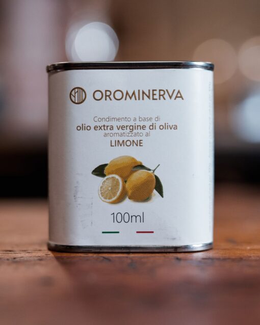 Ekstra deviško oljčno olje z okusom limone, 100mL
