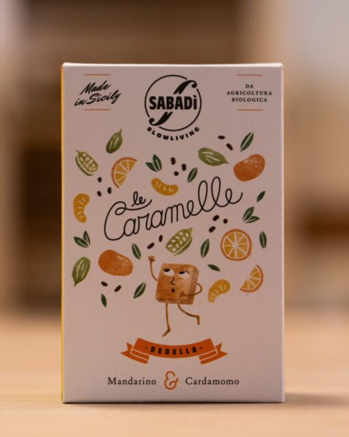 DEDELLA - ročno izdelani BIO bonboni z medom pomarančnih cvetov, mandarino in kardamomom
