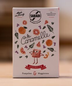SERENELLA - ročno izdelani BIO bonboni z medom pomarančnih cvetov, grenivko in majaronom