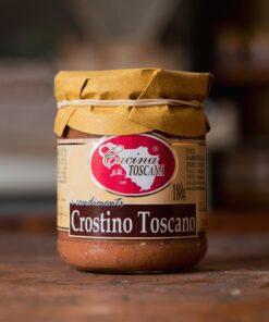 Crostino Toscano, piščančja jetrna pašteta. Fabbrica dei sughi Toscana. 180g