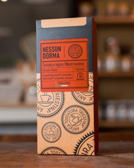 Nessun Dorma kava pražena na lesu, kapsule za Nespresso
