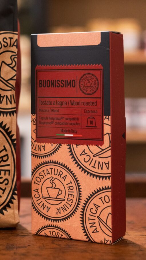 Buonissimo kava pražena na lesu, kapsule za Nespresso