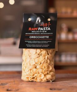 Pristne italijanske sušene testenine Orecchiette RawPasta Selection, 500g