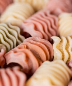 Pristne italijanske sušene testenine Radiatori Tre Colori RawPasta Selection, 500g