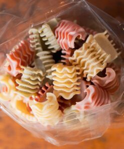 Pristne italijanske sušene testenine Radiatori Tre Colori RawPasta Selection, 500g