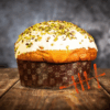 Pistacijev italijanski božični kolač Panettone, RawPasta