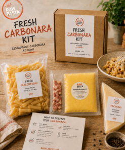 RawPasta Fresh Carbonara Kit - kot v restavraciji, ampak kar pri vas doma